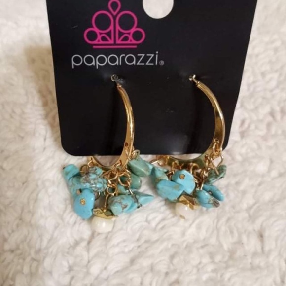 COPY - Gorgeously Grounding - Gold - Earrings. New - Picture 1 of 3